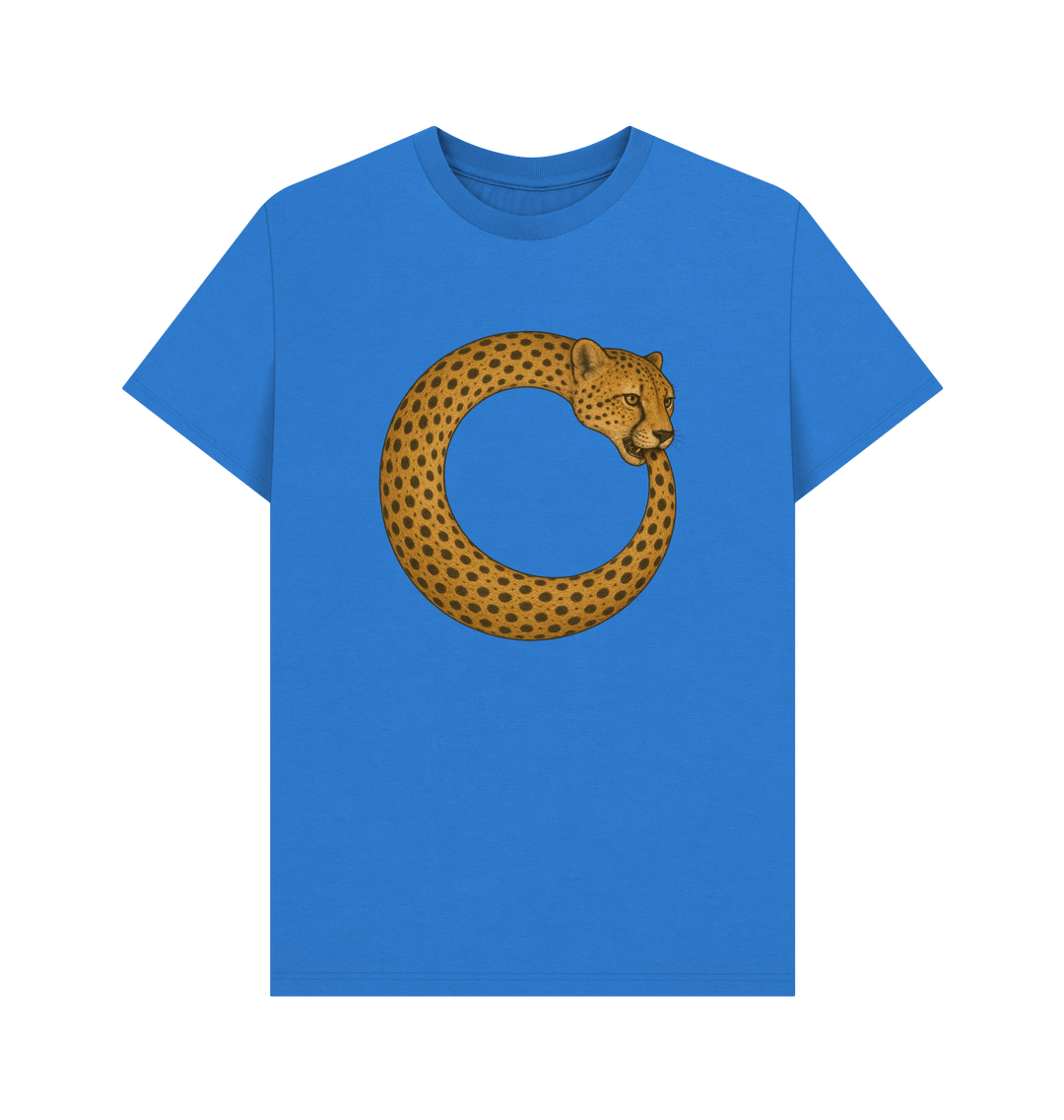 Bright Blue Printed T-shirt Front