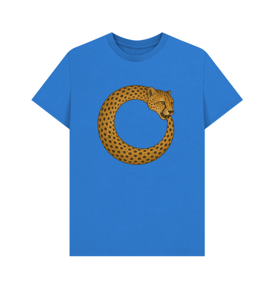 Bright Blue Printed T-shirt Front