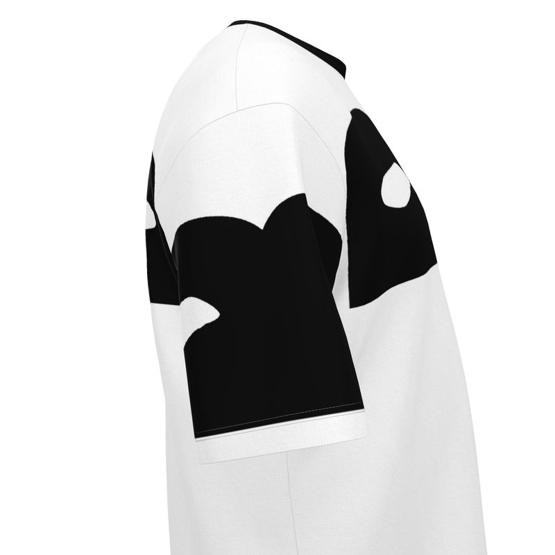 Contrado Holyghost Z3 men's oversized T-shirt in black with graphic design, casual fit, and crew neckline.