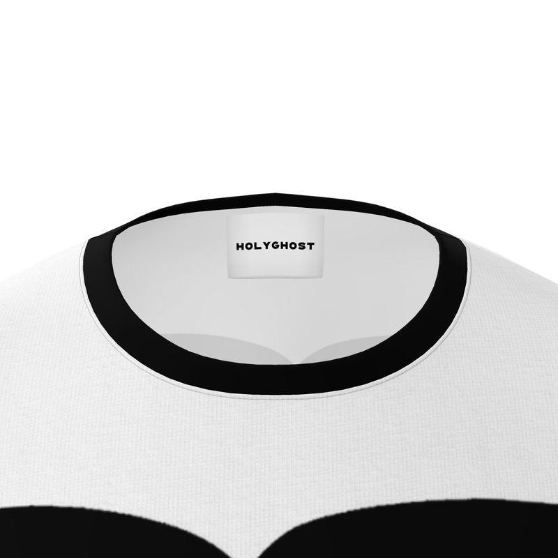 Contrado Holyghost Z3 men's oversized T-shirt in black, featuring a relaxed fit and graphic design on the front.