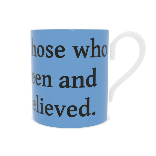 Contrado S.D.L.V. Bone China Mug with smooth white finish and elegant design, perfect for hot beverages.