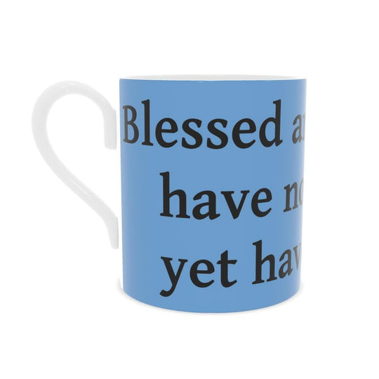 Contrado S.D.L.V. Bone China Mug with a smooth white finish and elegant handle, ideal for hot beverages.