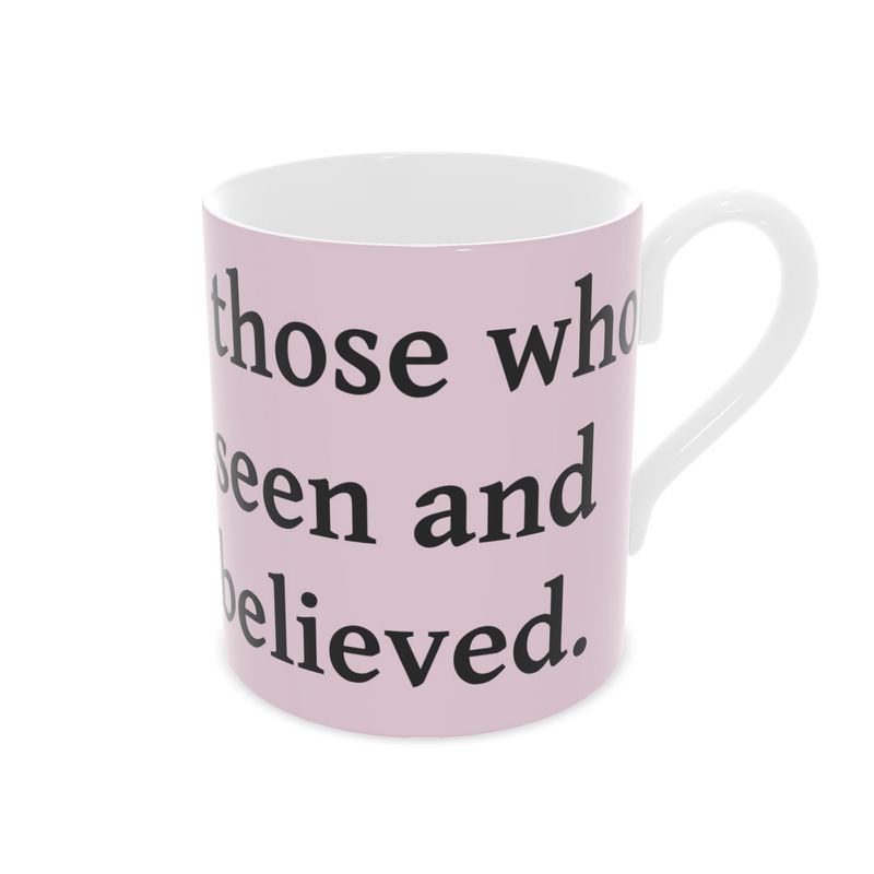 Contrado S.D.L.V. Bone China Mug with a sleek design, showcasing a smooth surface and elegant shape.