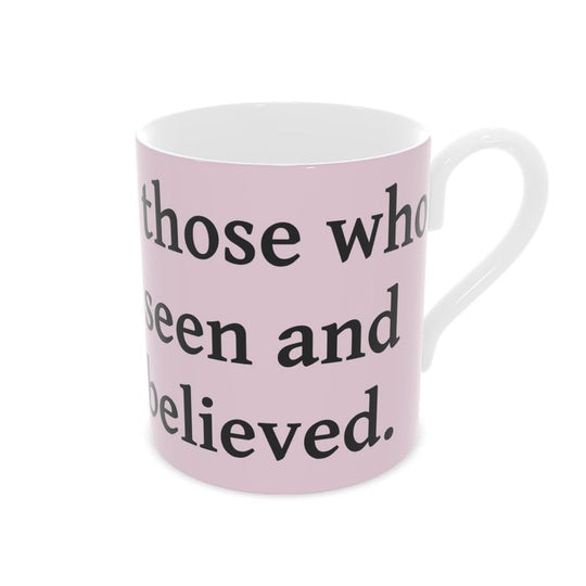 Contrado S.D.L.V. Bone China Mug with a sleek design, showcasing a smooth surface and elegant shape.