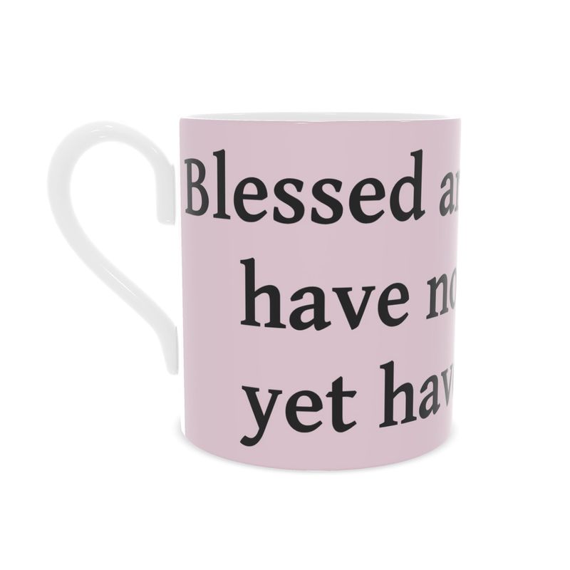 Contrado S.D.L.V. Bone China Mug with a smooth white finish and elegant design, perfect for hot beverages.