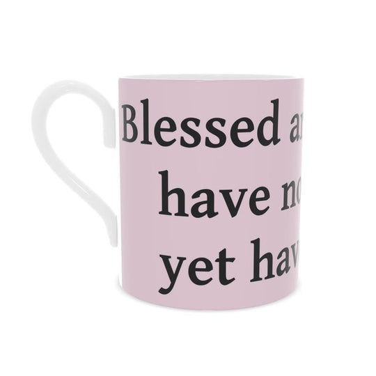 Contrado S.D.L.V. Bone China Mug with a smooth white finish and elegant design, perfect for hot beverages.