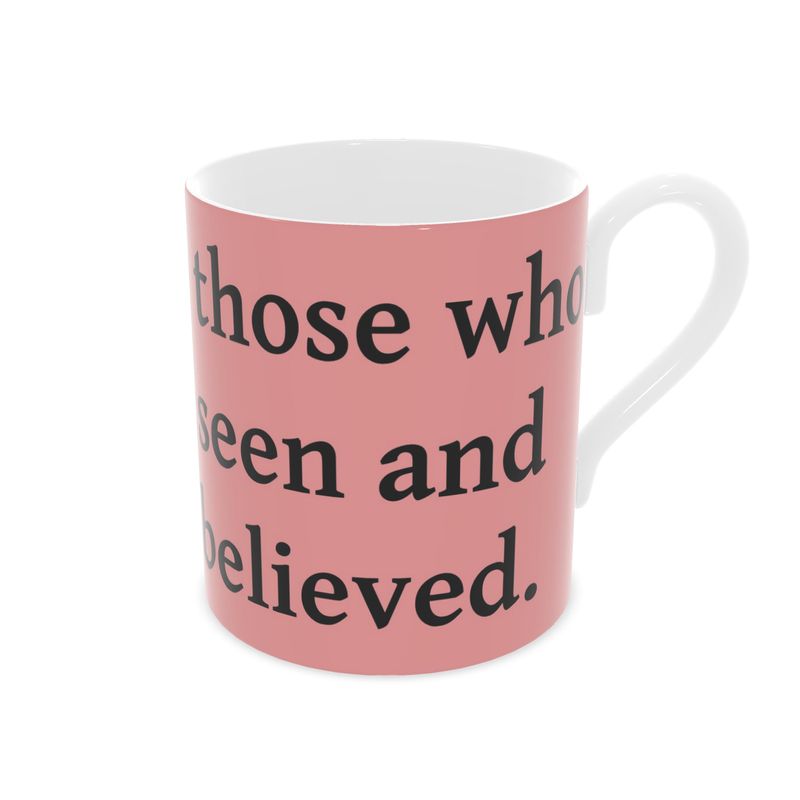 Contrado S.D.L.V. Bone China Mug with a smooth, white finish and elegant design, ideal for coffee or tea.