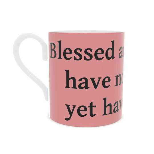 Contrado S.D.L.V. Bone China Mug with a sleek white design, showcasing smooth ceramic surface and classic mug shape.