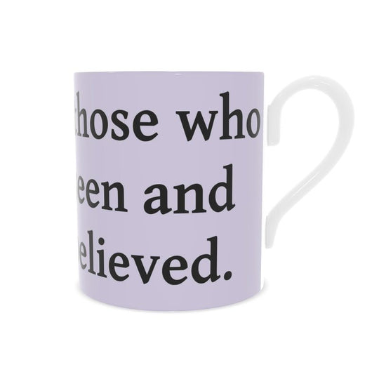 Contrado S.D.L.V. Bone China Mug with a smooth white finish and classic shape, ideal for hot beverages.