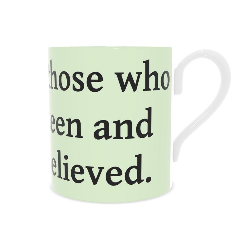 Contrado S.D.L.V. Bone China Mug with smooth white finish and classic design, perfect for hot beverages.