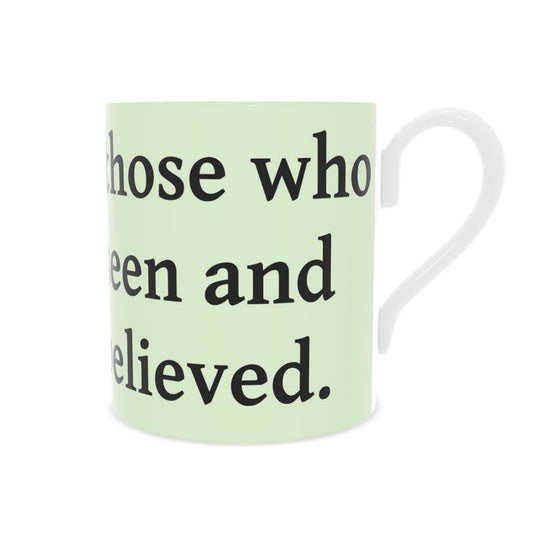 Contrado S.D.L.V. Bone China Mug with smooth white finish and classic design, perfect for hot beverages.