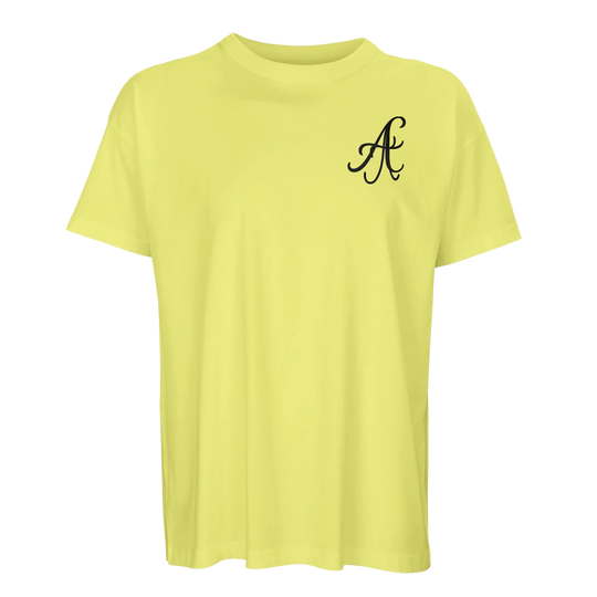 Afrociaga Erik Of London Limited T-shirt in black with colorful Afrocentric graphic design, casual fit, front view.
