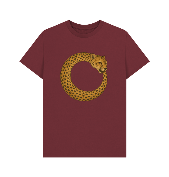 Red Wine Printed T-shirt Front