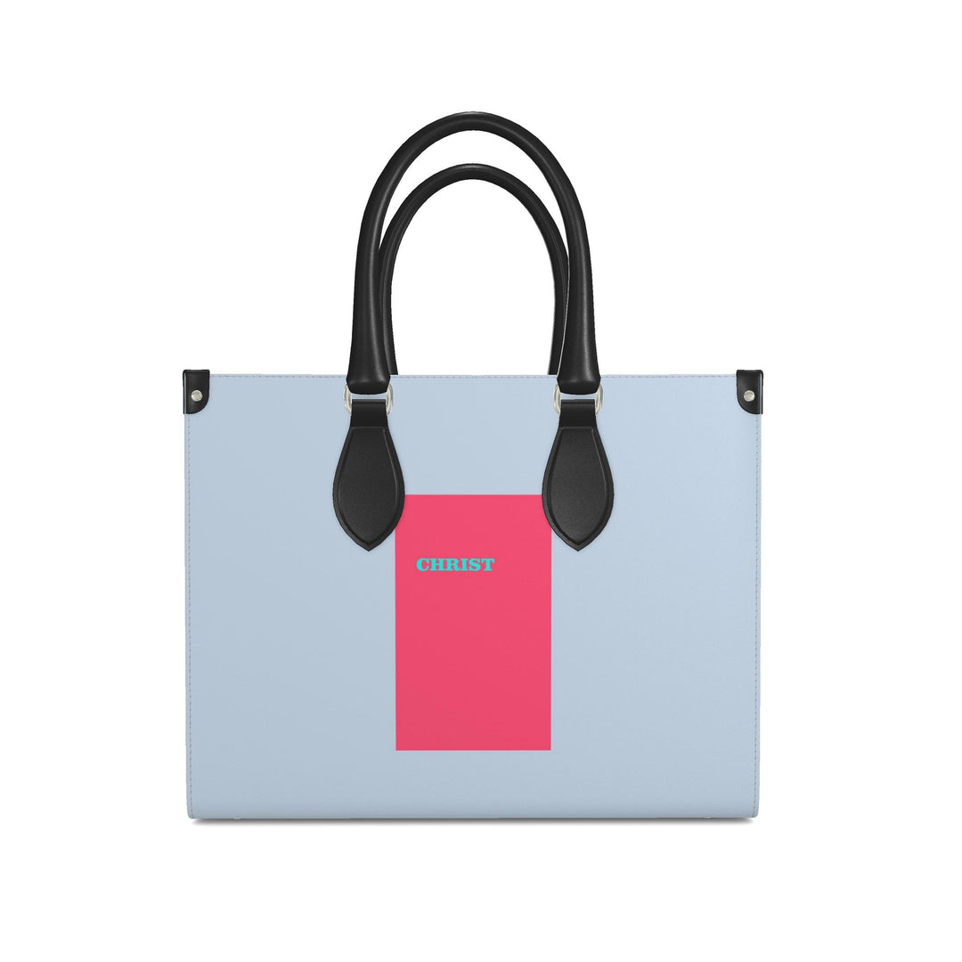 S.D.L.V. Christ Leather Shopper Bag