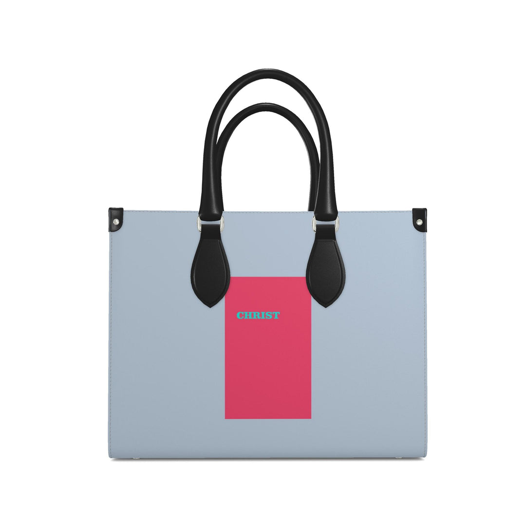 S.D.L.V. Christ Leather Shopper Bag