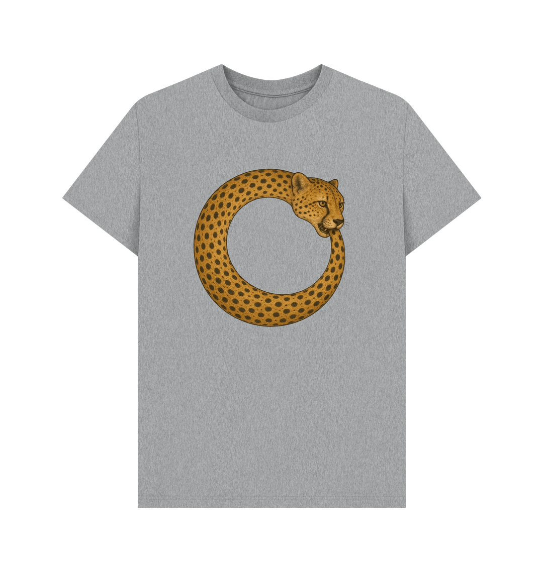 Athletic Grey Printed T-shirt Front