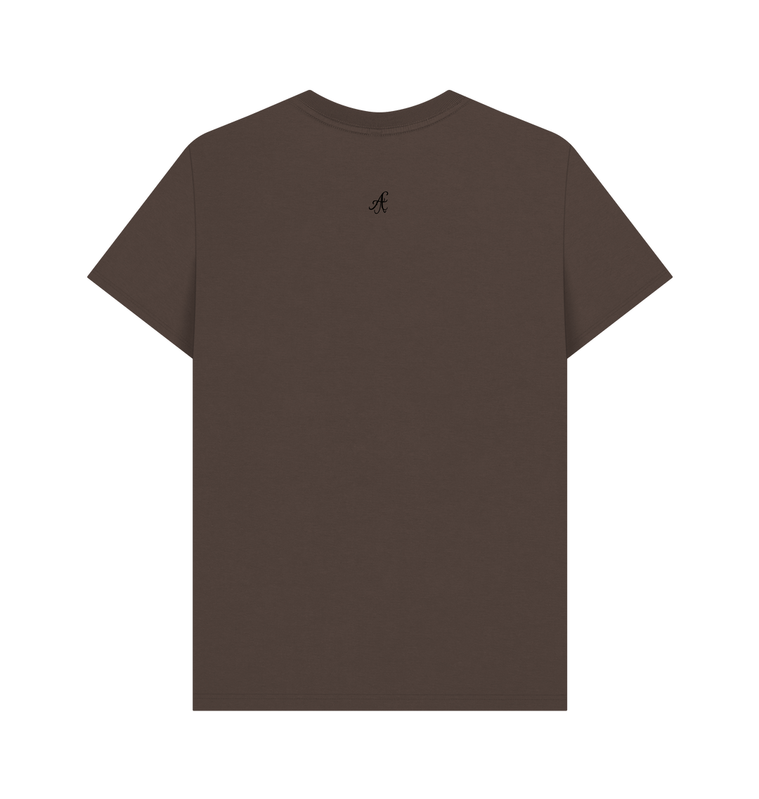 Chocolate Printed T-shirt Back