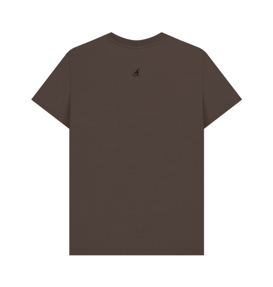 Chocolate Printed T-shirt Back