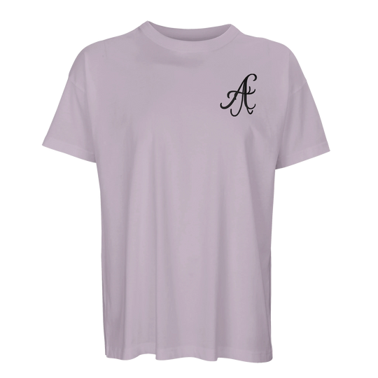 Afrociaga Erik Of London Limited T-shirt in black with bold Afrociaga graphic design, casual fit, short sleeves, front view.