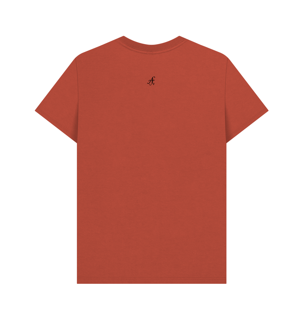 Rust Printed T-shirt Back