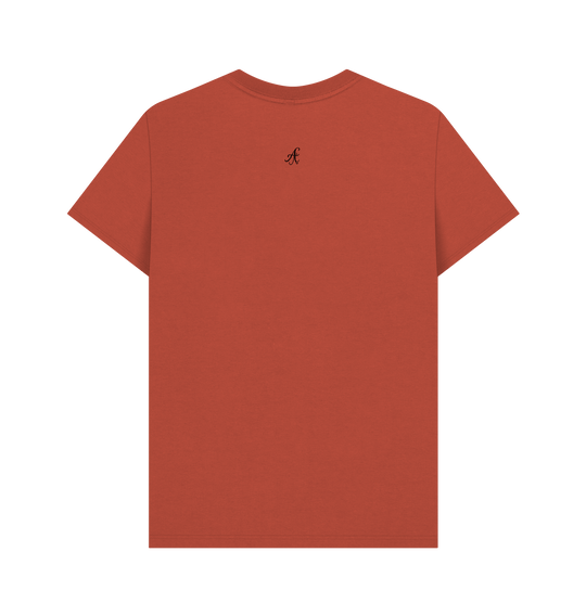 Rust Printed T-shirt Back