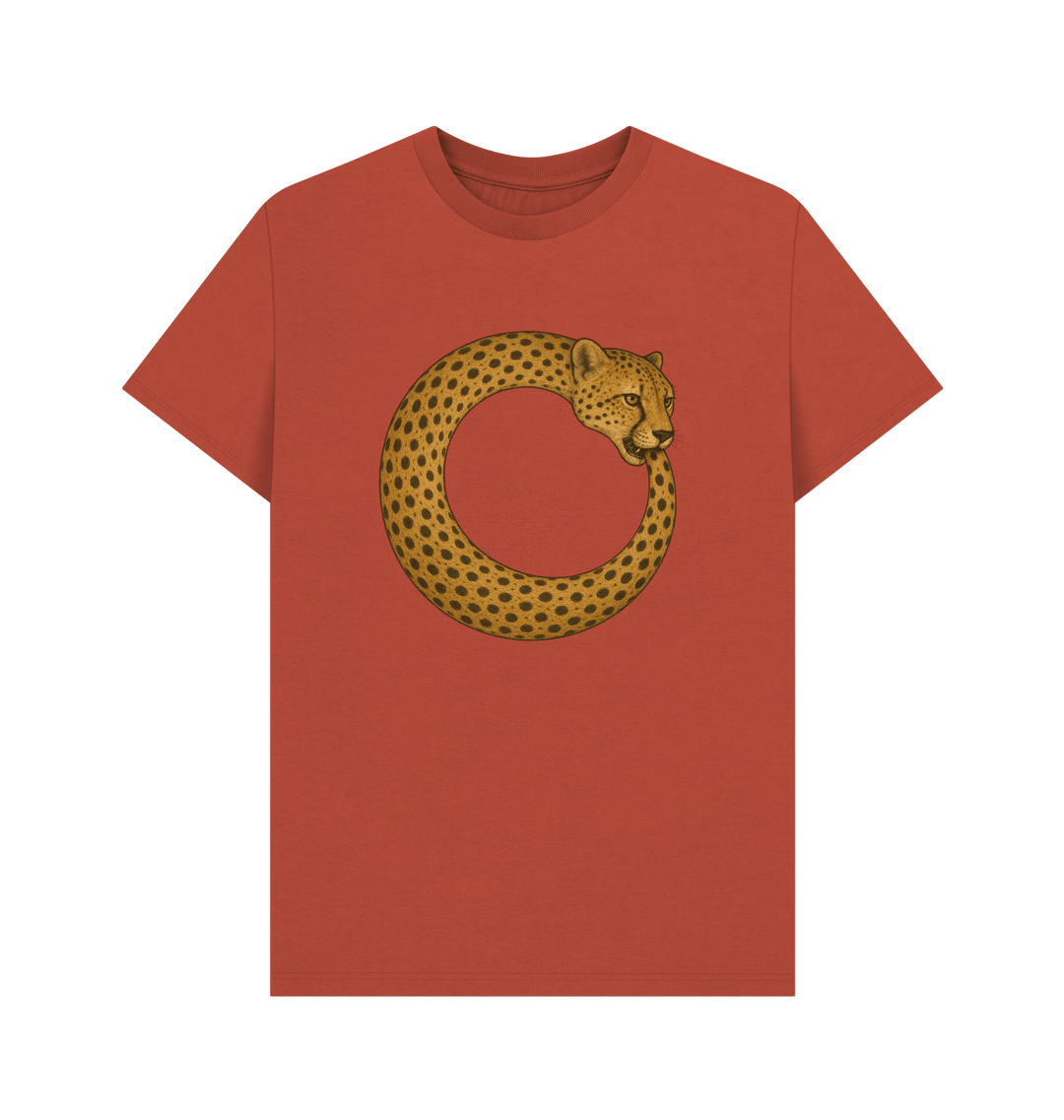 Afrociaga Leopard Ouroboro T-Shirt - Erik Of London Limited