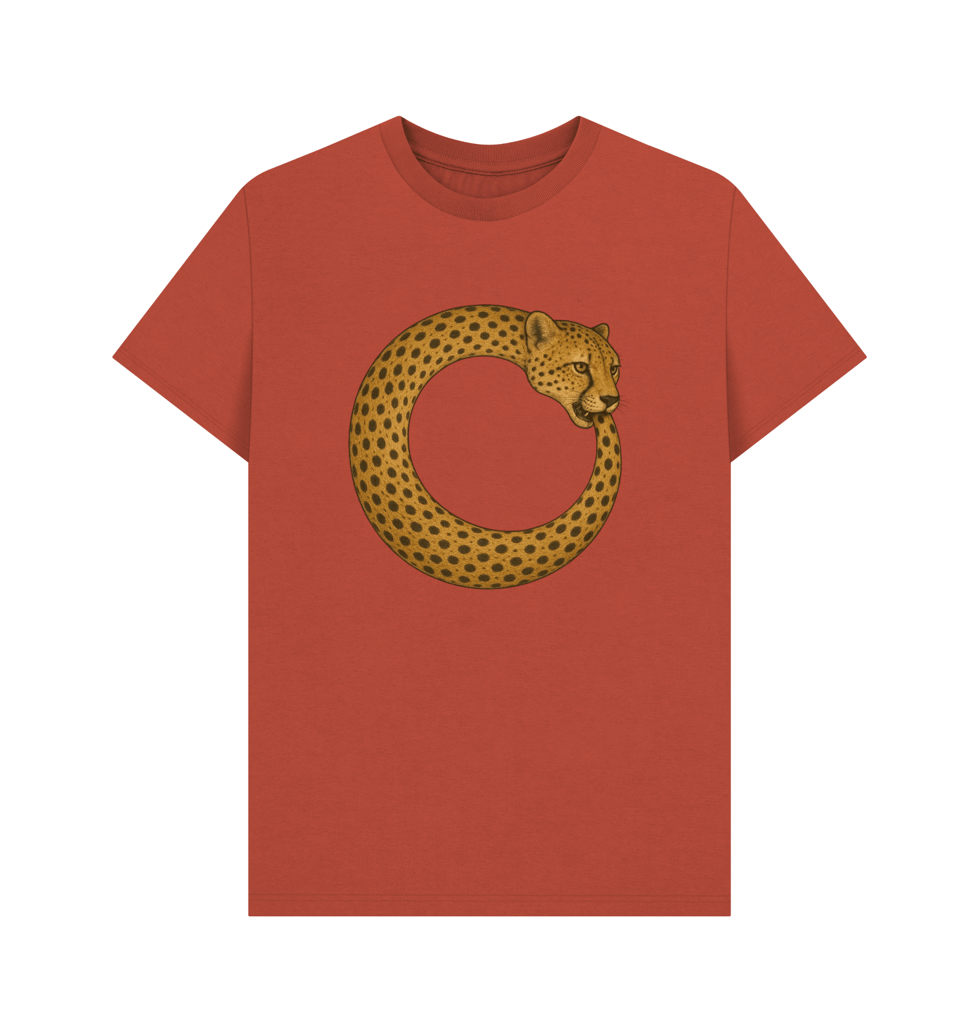 Afrociaga Leopard Ouroboro T-Shirt - Erik Of London Limited