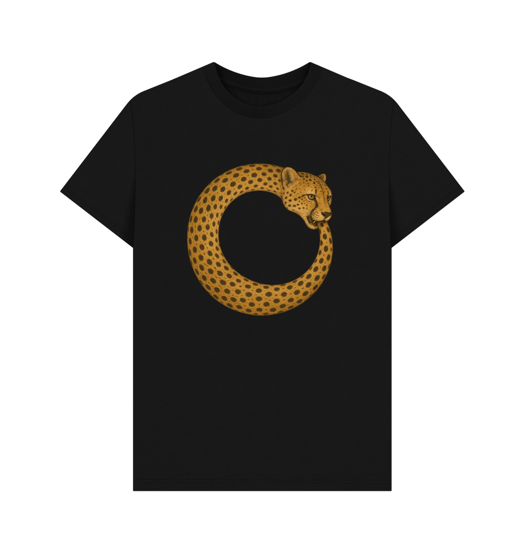 Afrociaga Leopard Ouroboro T-Shirt - Erik Of London Limited