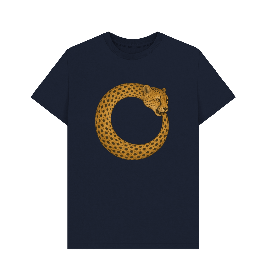 Afrociaga Leopard Ouroboro T-Shirt - Erik Of London Limited