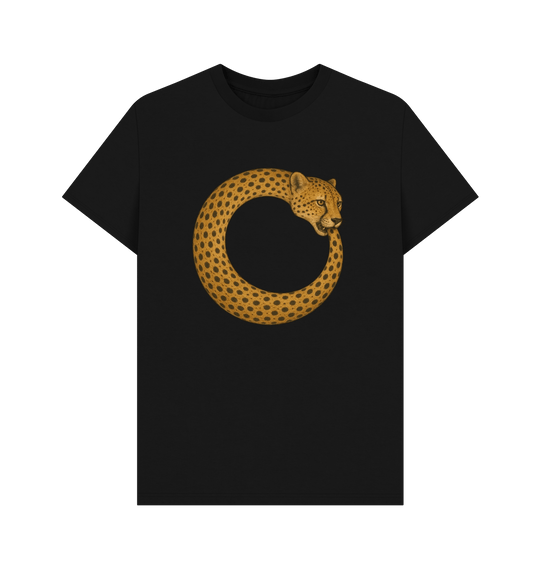 Black Printed T-shirt Front