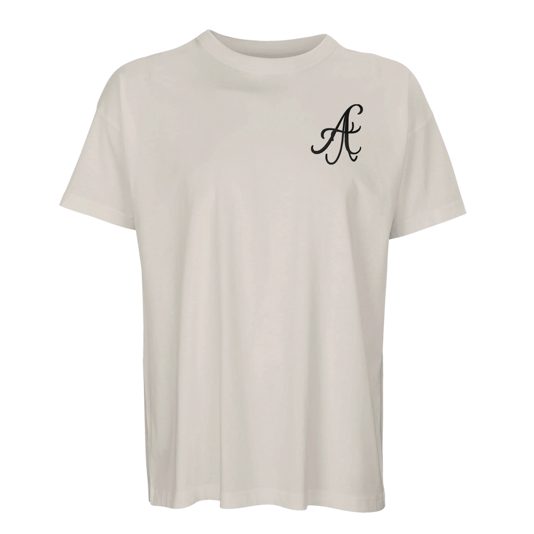 Afrociaga Erik Of London Limited T-shirt featuring vibrant Afro-inspired design and casual fit, displayed on a white background.