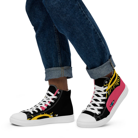 S.D.L.V. High Top Canvas shoes - Erik Of London Limited