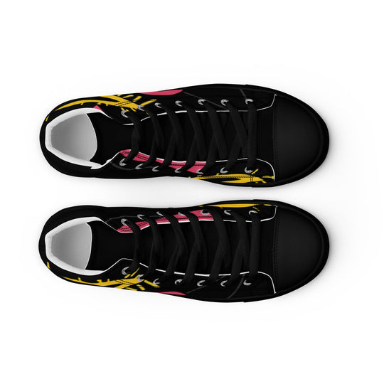 S.D.L.V. High Top Canvas shoes - Erik Of London Limited