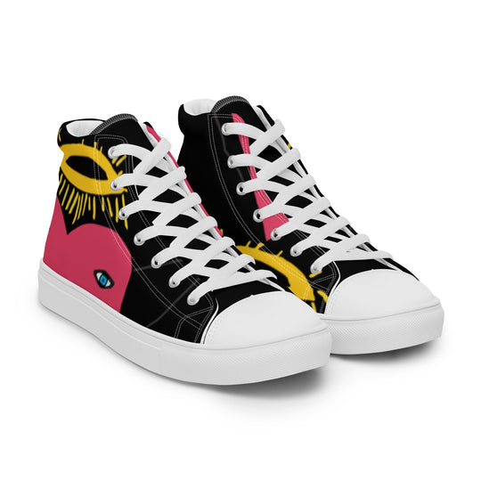S.D.L.V. High Top Canvas shoes - Erik Of London Limited