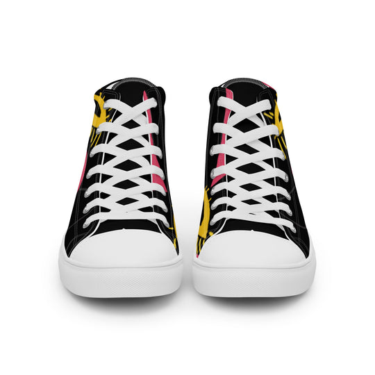 S.D.L.V. High Top Canvas shoes - Erik Of London Limited