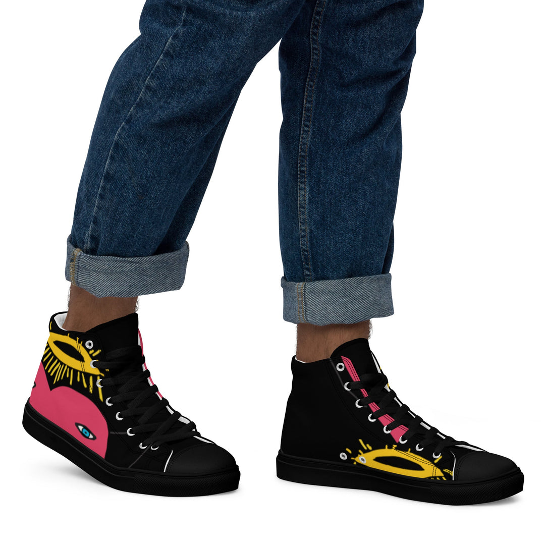 S.D.L.V. High Top Canvas shoes - Erik Of London Limited