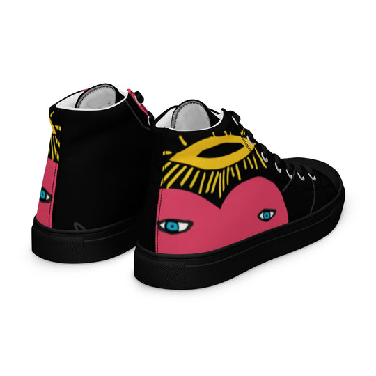 S.D.L.V. High Top Canvas shoes - Erik Of London Limited