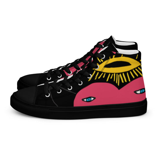 S.D.L.V. High Top Canvas shoes - Erik Of London Limited