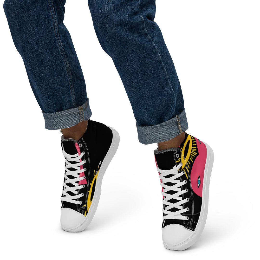 S.D.L.V. High Top Canvas shoes - Erik Of London Limited
