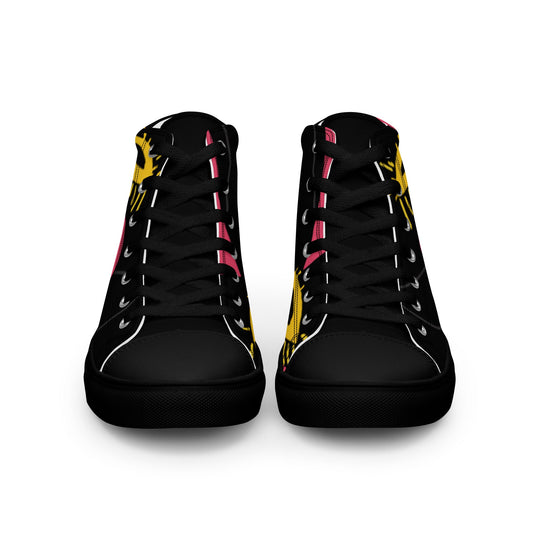 S.D.L.V. High Top Canvas shoes - Erik Of London Limited