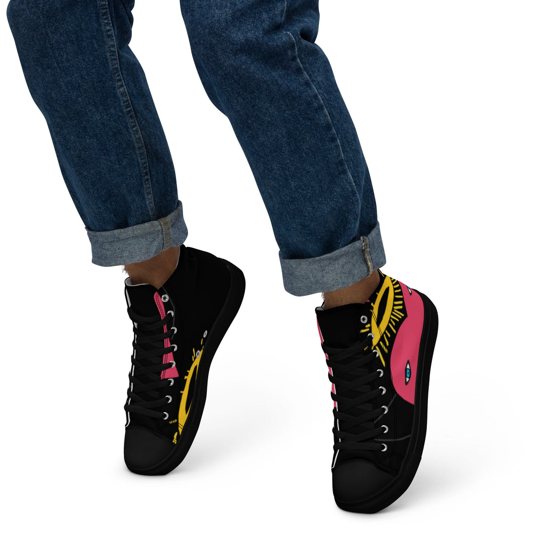 S.D.L.V. High Top Canvas shoes - Erik Of London Limited