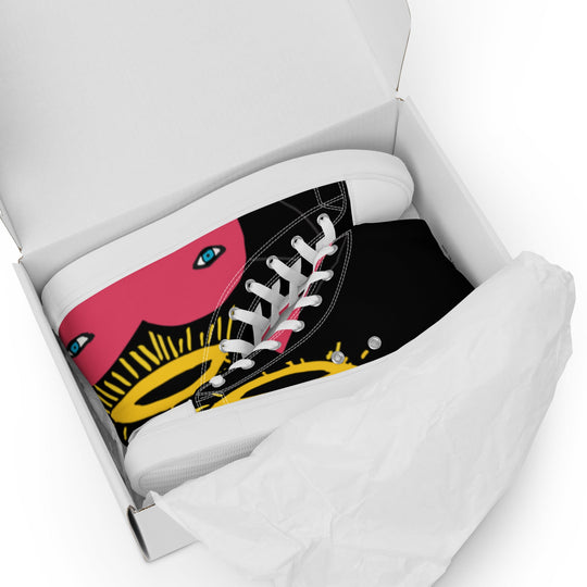 S.D.L.V. High Top Canvas shoes - Erik Of London Limited