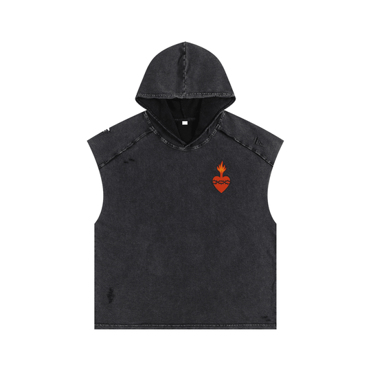 S.D.L.V. Sacred Heart Tank Top - Erik Of London Limited